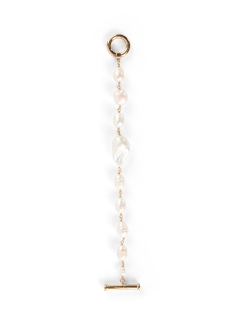 Front image - Kenneth Jay Lane - Gold and Pearl Bracelet 