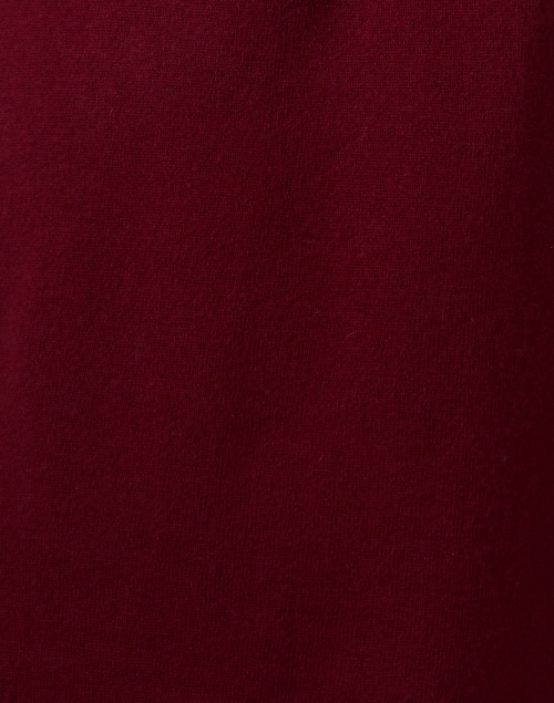 Fabric image - Allude - Bordeaux Red Wool Cashmere Turtleneck Dress