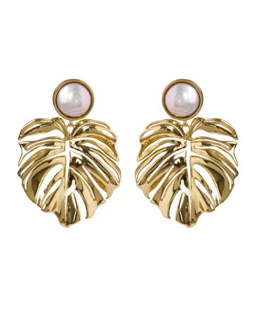 Product image - Mignonne Gavigan - Gold Palm Pearl Earrings