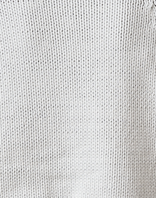 Fabric image - White + Warren - Grey Cotton Blend Cardigan