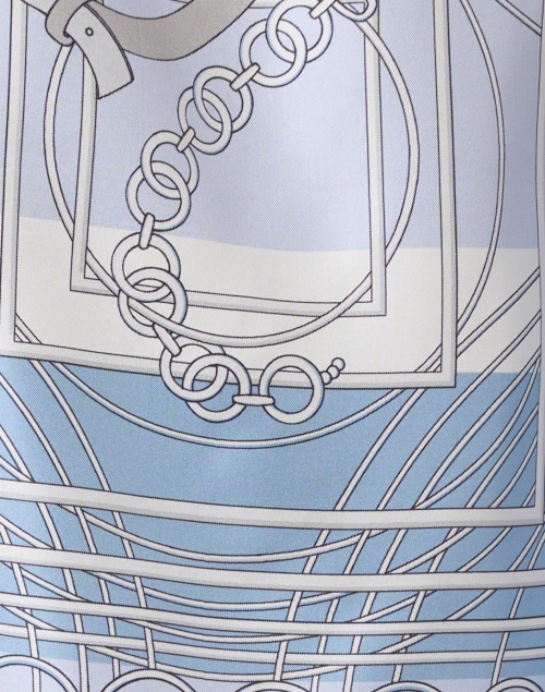 Fabric image - Rani Arabella - Blue Silk Print Top