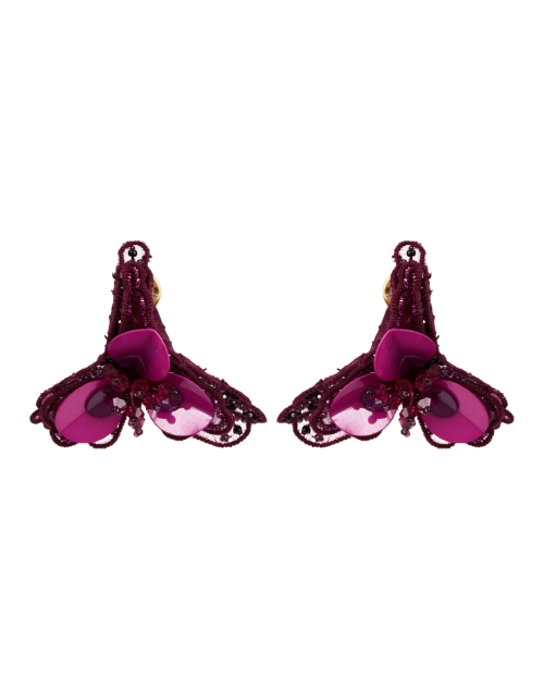Product image - Mignonne Gavigan - Poppy Magenta Flower Stud Earrings