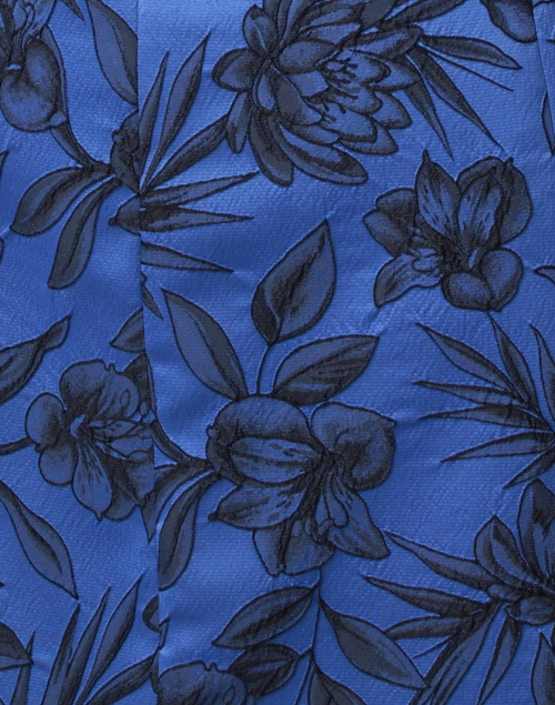 Fabric image - Bigio Collection - Blue and Black Floral Print Dress