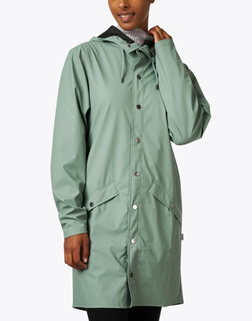 Front image - Rains - Green Raincoat 