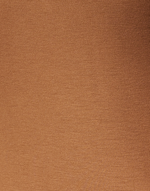 Fabric image - Majestic Filatures - Camel Soft Touch Sleeveless Turtleneck Top