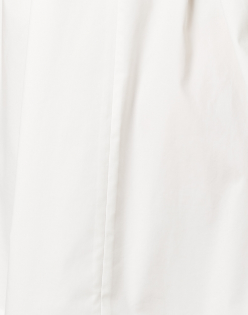 Fabric image - Peserico - White Stretch Cotton Shirt Dress