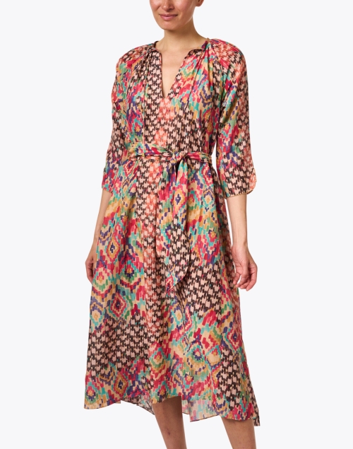 Front image - Chufy - Tosh Multi Print Cotton Silk Dress 