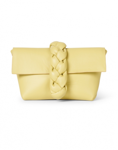 Product image - DeMellier - Mini Verona Lime Smooth Leather Braid Clutch
