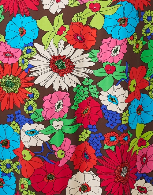 Fabric image - Caliban - Multi Floral Print Shirt Dress
