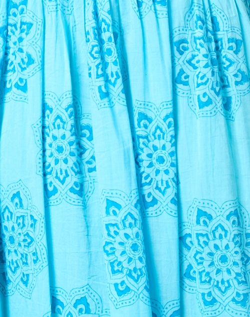 Fabric image - Ro's Garden - Dorada Blue Print Cotton Dress