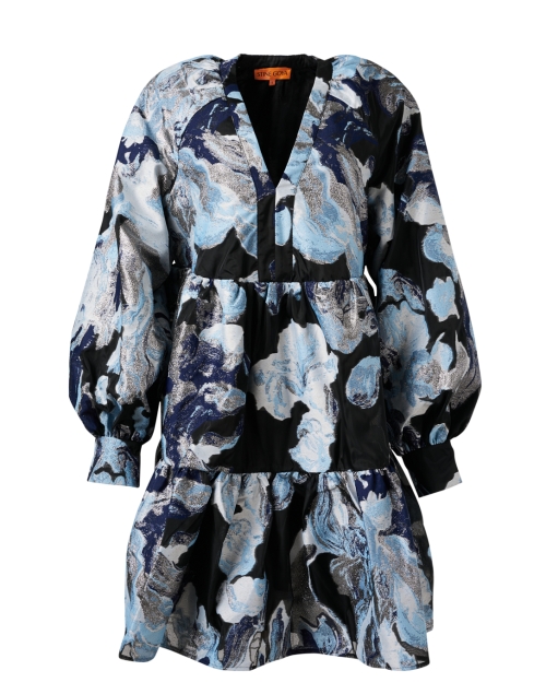 Product image - Stine Goya - Jasmine Blue Multi Jacquard Organza Dress