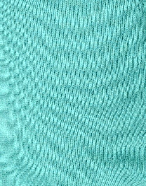 Fabric image - Blue - Sea Green Pima Cotton Sweater 