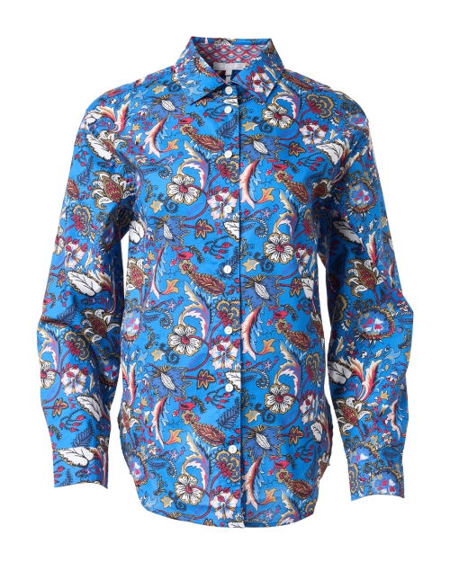 Product image - Hinson Wu - Halsey Blue Print Cotton Shirt