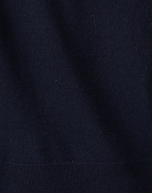 Fabric image - Repeat Cashmere - Navy Cashmere Collared Sweater