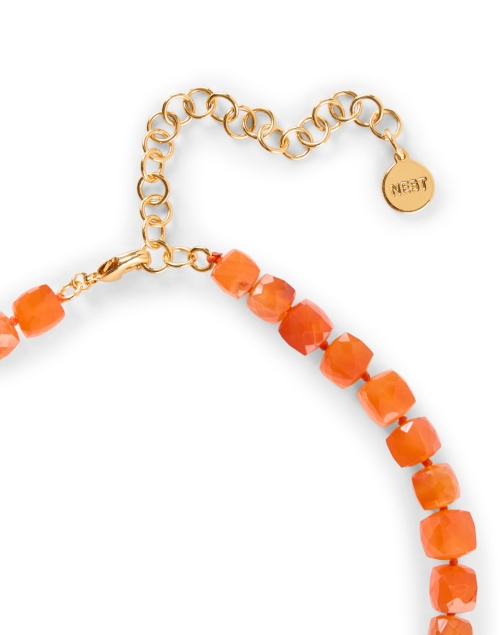 Back image - Nest - Orange Stone Necklace