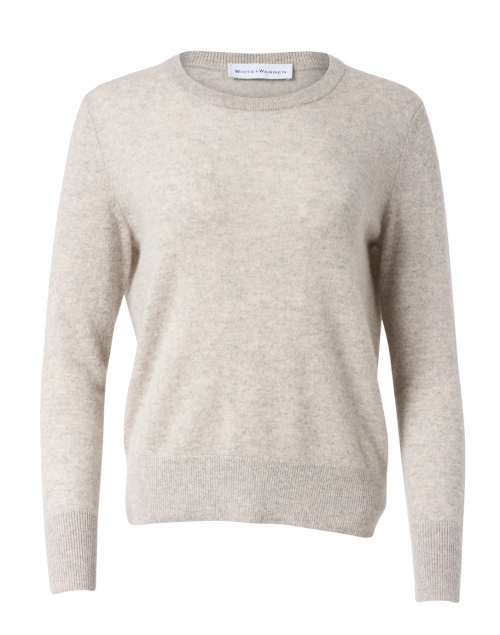 Product image - White + Warren - Misty Grey Essential Cashmere Sweater