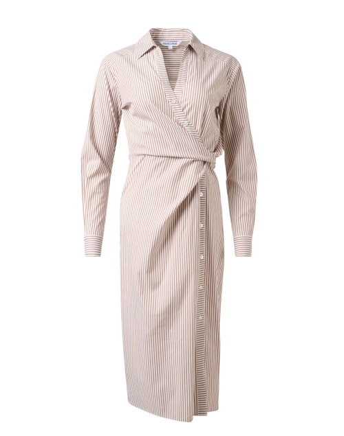 Product image - Veronica Beard - Wright Striped Cotton Shirt Dress