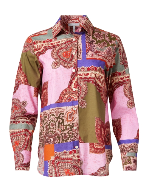 Product image - Hinson Wu - Reese Multi Paisley Patchwork Shirt