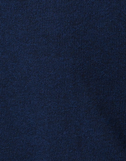Fabric image - Kinross - Navy Cotton Polo Sweater