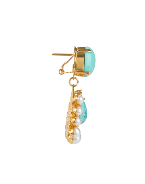 Back image - Anton Heunis - Turquoise Drop Earrings