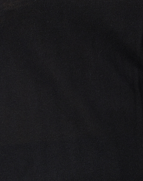 Fabric image - Kinross - Black Silk Cashmere Sweater