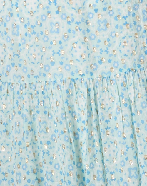 Fabric image - Sail to Sable - Turquoise Print Maxi Dress