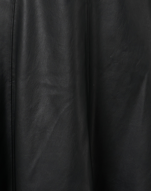 Fabric image - Kobi Halperin - Vera Black Faux Leather Skirt
