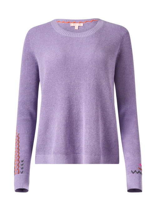 Product image - Lisa Todd - Purple Stitch Cotton Sweater
