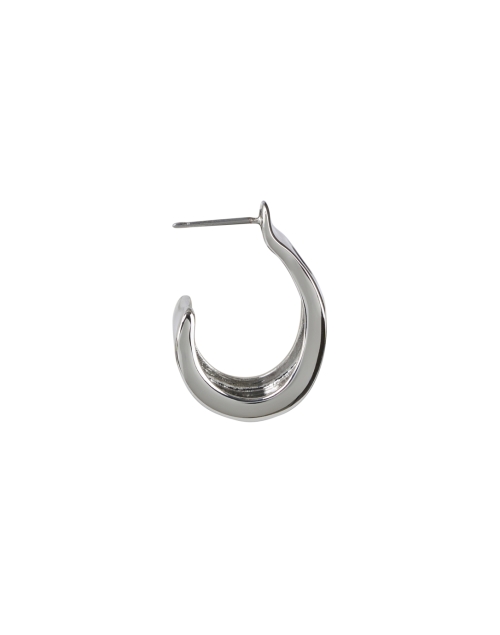 Back image - Alexis Bittar - Silver Ribbon Hoop Earrings