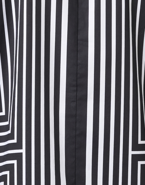Fabric image - Hinson Wu - Halsey Black and White Abstract Shirt