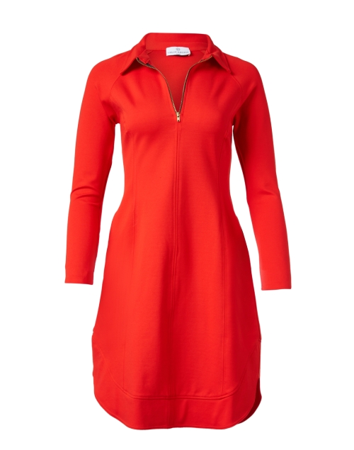 Product image - Chloe Kristyn - Patricia Red Quarter Zip Dress