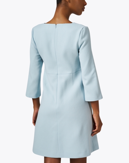 Back image - Jane - Halo Blue Wool Dress