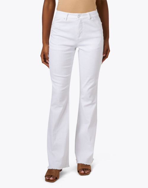 Front image - Ecru - Hollywood White Bootcut Jean