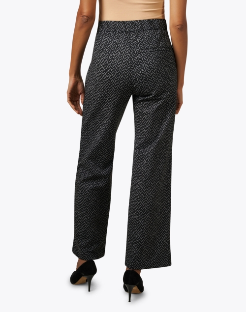 Back image - MAC Jeans - Chiara Grey Herringbone Pant
