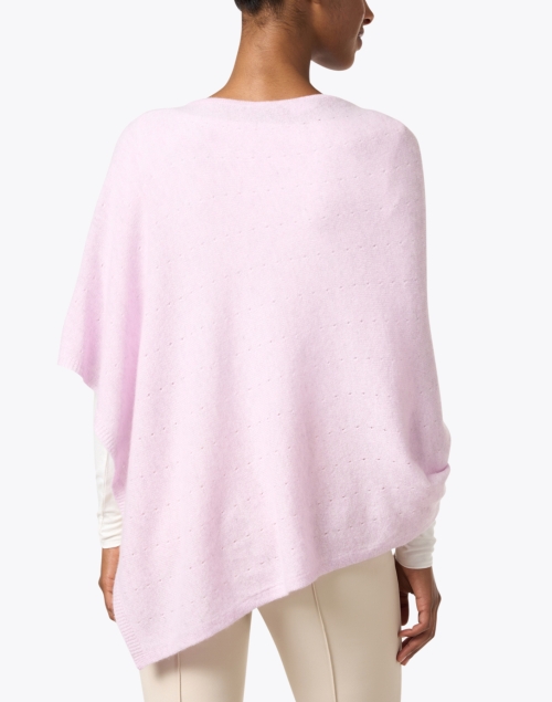 Back image - Kinross - Pink Cashmere Poncho