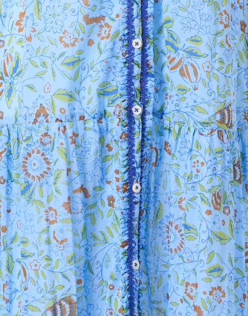 Fabric image - Poupette St Barth - Nana Blue Multi Print Dress