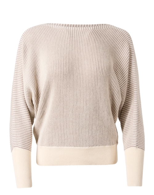 Product image - Margaret O'Leary - Beige Accordion Cotton Sweater