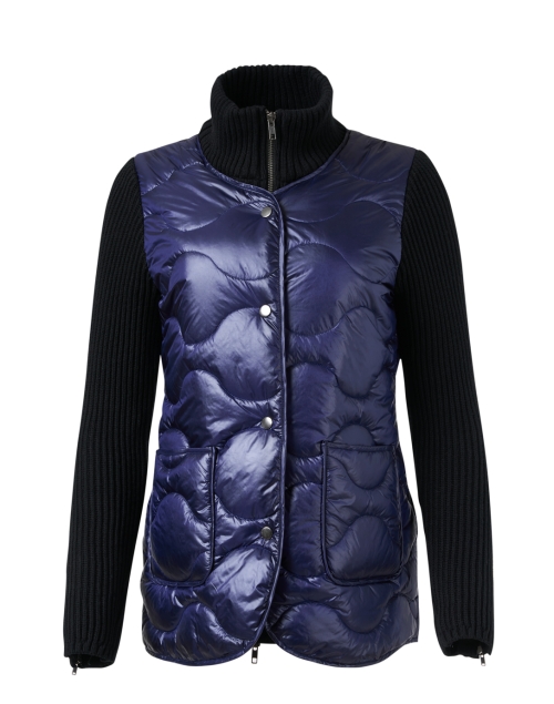 Product image - Peace of Cloth - Navy Quilted Knit Combo Jacket