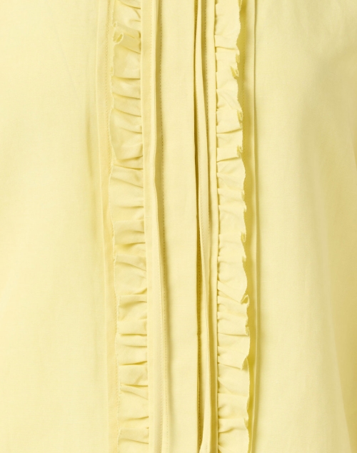 Fabric image - Kobi Halperin - Luisa Yellow Embroidered Blouse