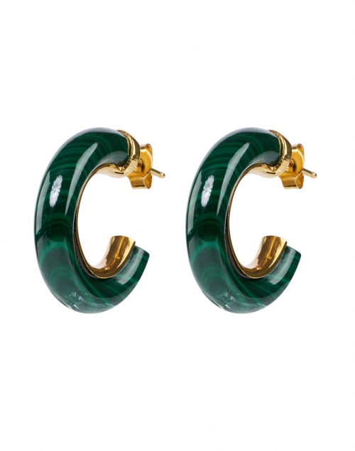 Product image - Nest - Malachite Green Small Hoop Earrings