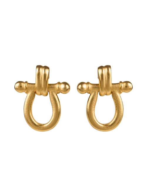 Ben-Amun Gold Doorknocker Earrings