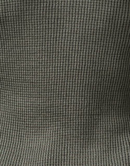 Fabric image - Margaret O'Leary - Green Cotton Waffle Shirt