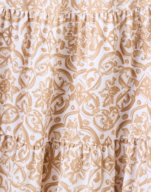 Fabric image - Jude Connally - Jordana Beige Print Dress