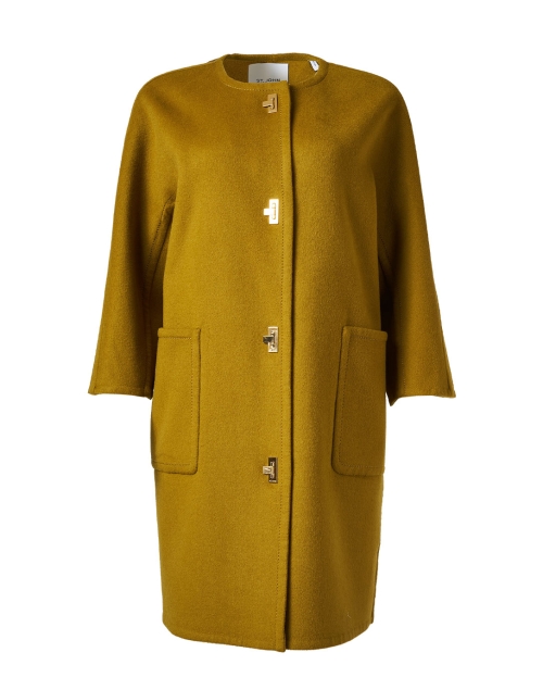 Product image - St. John - Olive Green Wool Cashmere Jacket