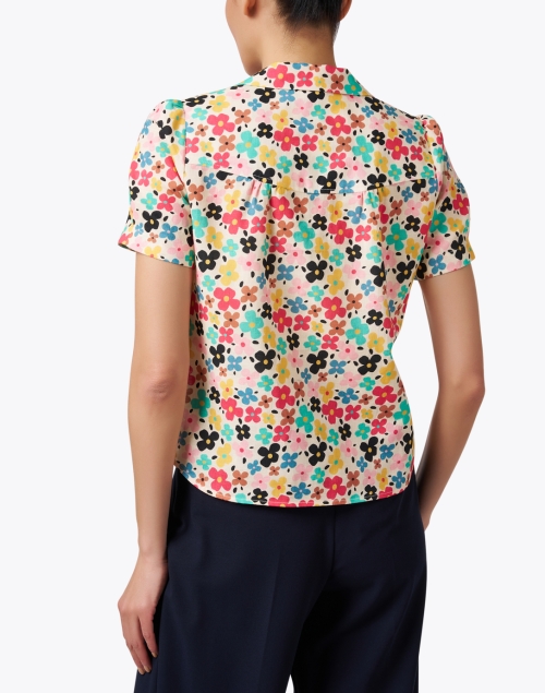 Back image - Ines de la Fressange - Constance Floral Print Shirt