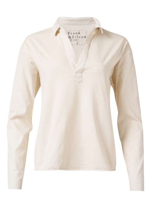 Product image - Frank & Eileen - Patrick Ivory Jersey Henley Top