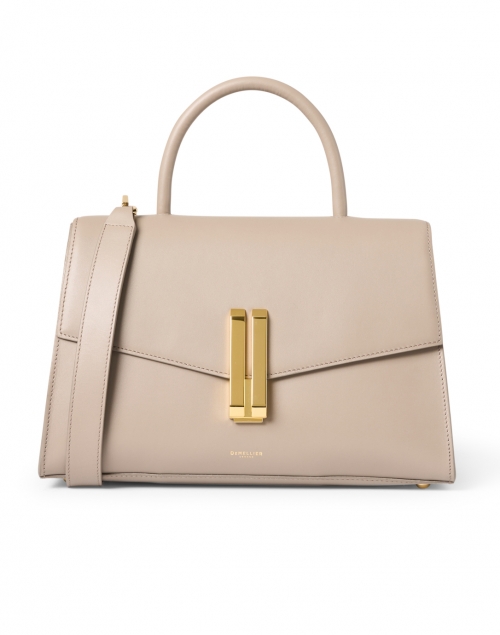 Extra_4 image - DeMellier - Montreal Taupe Smooth Leather Bag