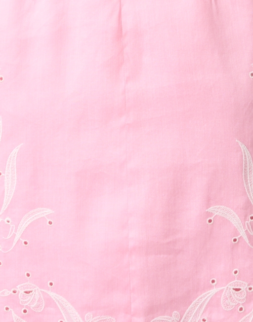 Marc Cain - Pink Embroidered Linen Dress