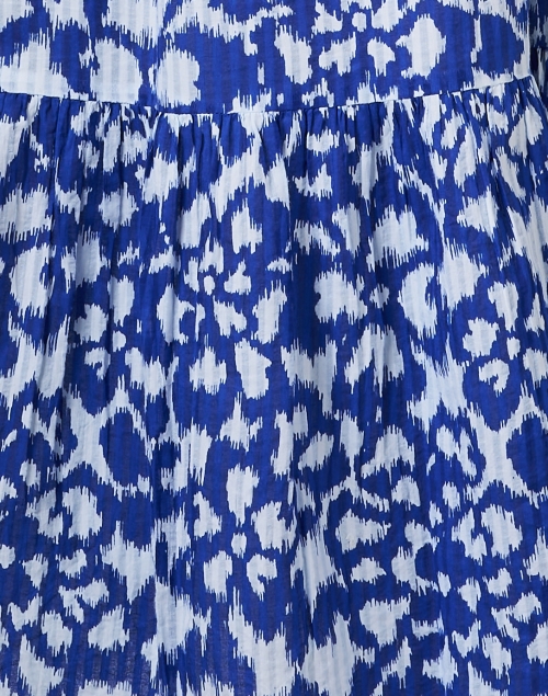 Fabric image - Banjanan - Pearl Blue Ikat Cotton Dress