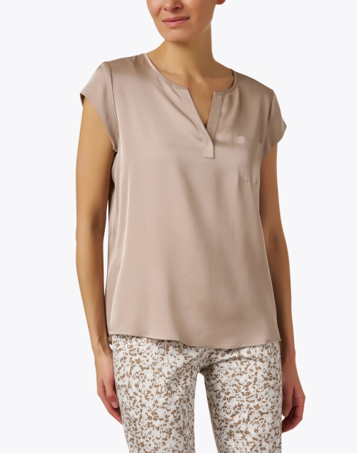 Front image - Repeat Cashmere - Beige Silk Blend Blouse